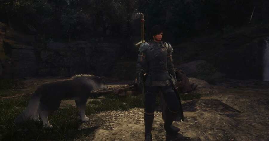 How to pet the dog, Torgal, in Final Fantasy 16.