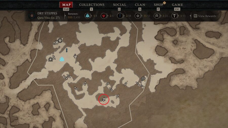 Where to find the quest Blood and Sweat in Diablo 4.