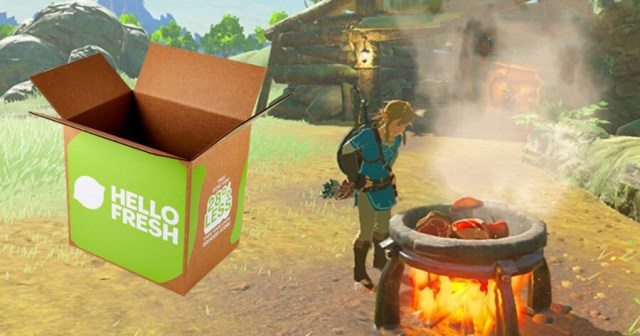 Hello Fresh Announces Zelda Meal Kit That’s Just Four Apples and a Gigantic Slab of Raw Meat