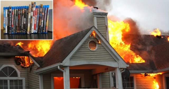 Hypocrite: Physical Media Advocate Loses Everything in House Fire