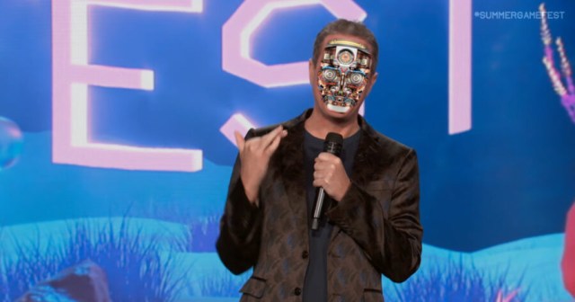 “One Last Reveal,” Utters Geoff Keighley Before Peeling Back Face to Reveal Circuitry Underneath