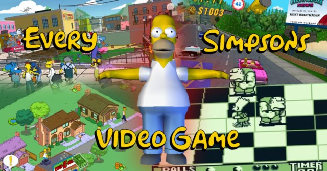 I Just Think They’re Neat: A Perfectly Cromulent Ranking of Every Simpsons Game Ever