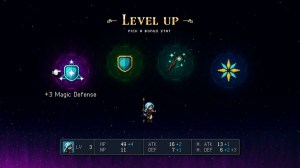 The bonus stat screen found in Sea of Stars