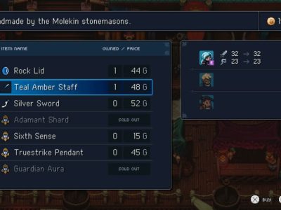 Sea of Stars Starter Equipment