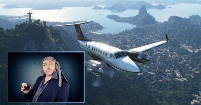 Guy Playing Flight Simulator Almost As Drunk As Real Pilot