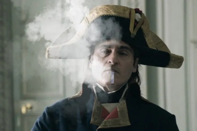 Ridley Scott Defends Decision to Have Napoleon Constantly Ripping a Juul