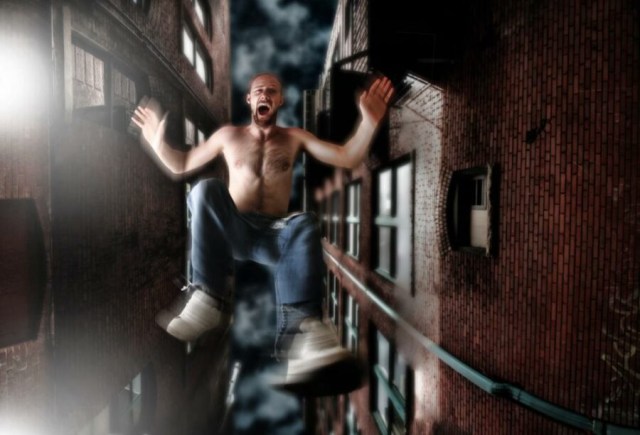 Real Life Mirror’s Edge? This Guy Just Fell Off a Building