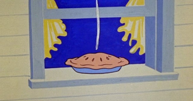 Cartoon Pie Now Heating Up in Window Sill Due to Climate Change