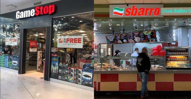 Sbarro Voted Best Pizza for People Already at the Mall for GameStop Reasons
