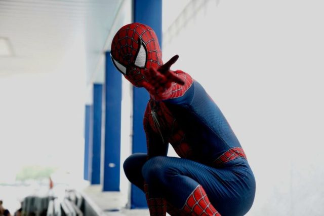 This Can’t Be Good: Guy In Spider-Man Costume Just Told Everyone to Make Some Room