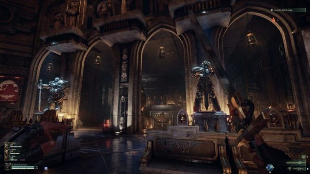 Warhammer 40,000: Darktide Level Artist Holding Back Tears as You Slide-Dash Through Hand-Modeled Space Cathedral in 40 Seconds
