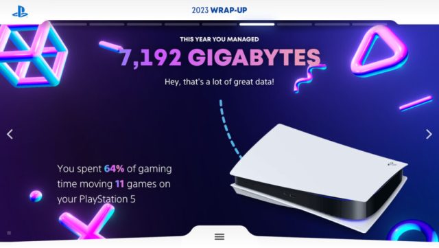 Playstation Wrap-Up Data Reveals Gamers Spent 64% of Time Managing Console Storage