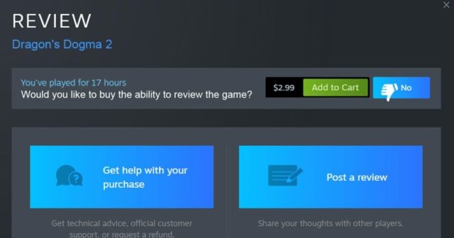 Ability to Review Dragon’s Dogma 2 Now Hidden Behind Micro-Transactions