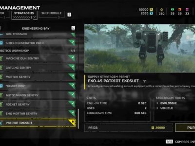 Helldivers 2 Exo-45 Patriot ExoSuit Unlock