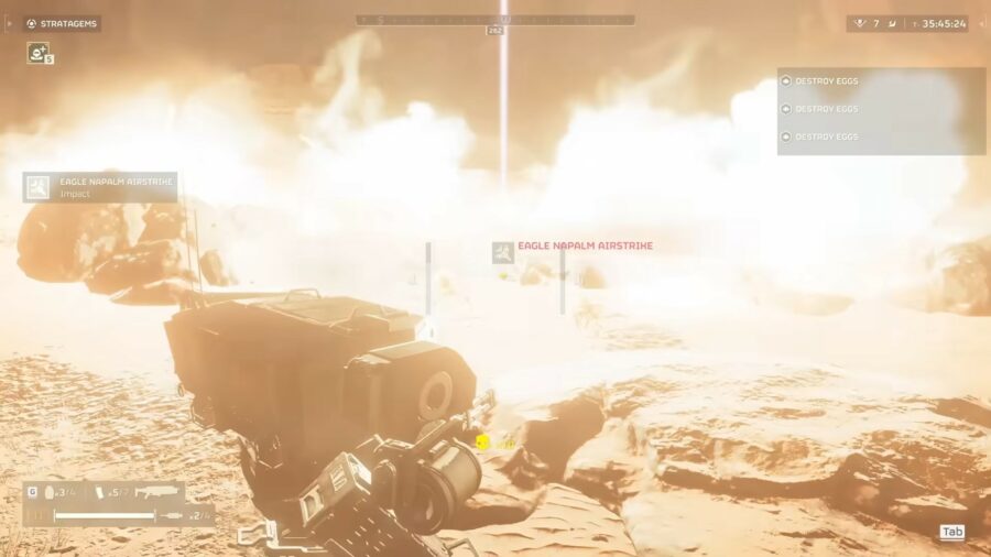 Helldivers 2 Exo-45 Patriot ExoSuit Firewalker