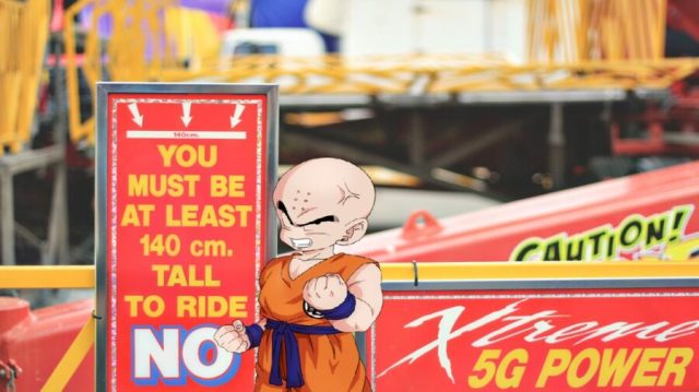 Krillin Turned away From Own Ride at Dragon Ball Theme Park for Not Meeting Height Requirement