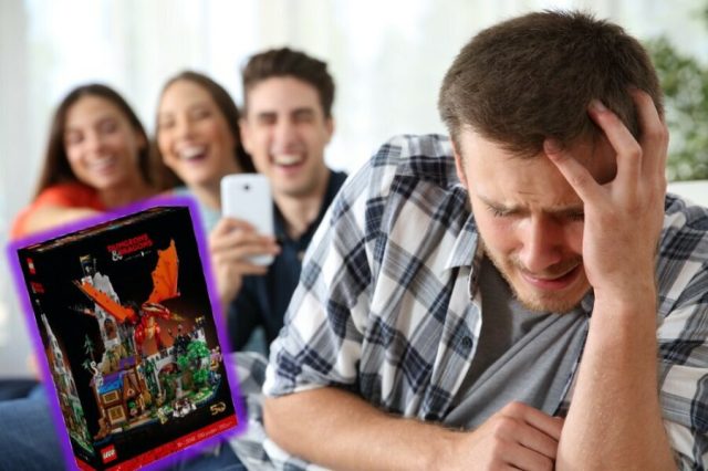 Man Consulting D&D Lego Set Instructions Shamed for Metagaming