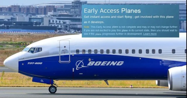 Boeing Reminds Passengers Planes Are All Still in Early Access