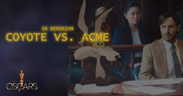 Oscars In Memoriam to Include Coyote vs. Acme