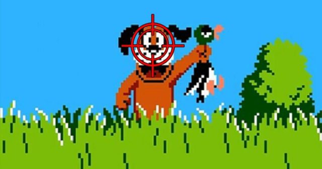 Cop Playing ‘Duck Hunt’ Just Keeps Shooting the Dog