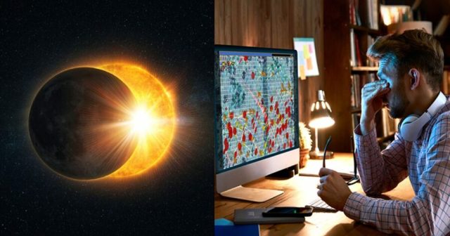 Guy Ignores Eclipse in Favor of Destroying Vision by Looking at Screens 16 Hours a Day