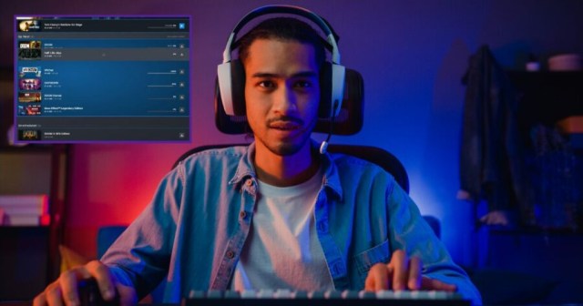 Man Buys a New Game While Downloading a New Game That He Bought While Downloading a New Game