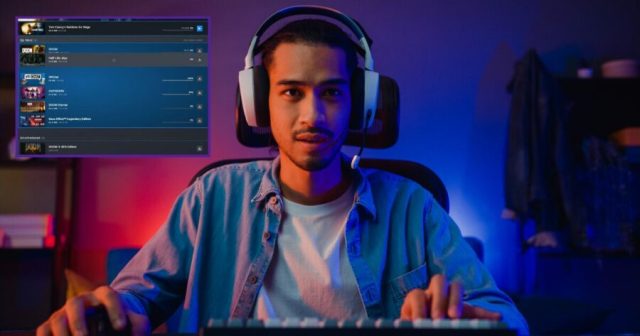 Man Buys a New Game While Downloading a New Game That He Bought While Downloading a New Game