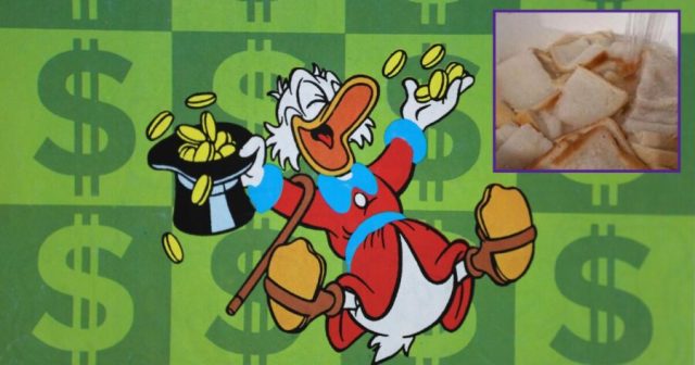Scrooge McDuck Trades Entire Fortune For Sack of Wet Bread