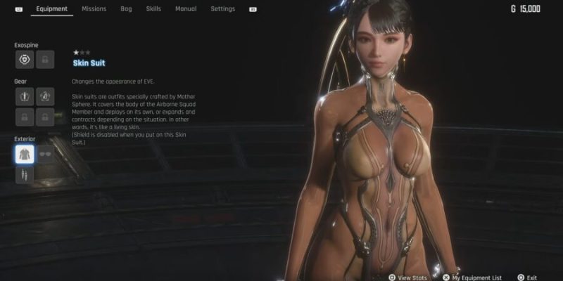 Stellar Blade Skin Suit Close-up