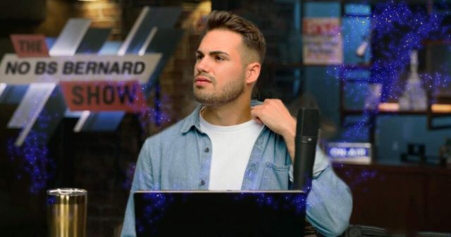 Man Espousing Right-Wing Beliefs for First Time Sees Podcast Set Magically Forming Around Him