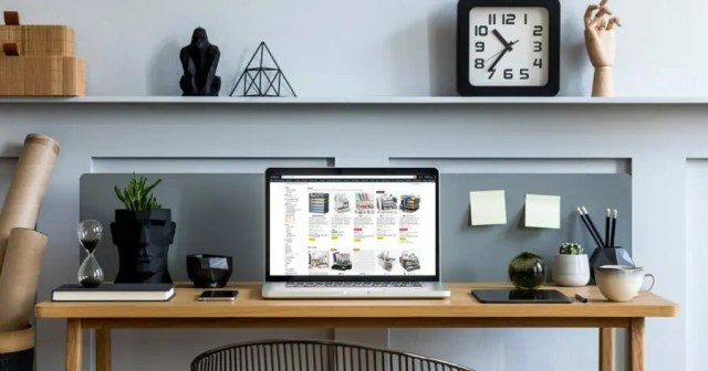 Perfectly Organized Desk Allows Total Focus on Work Deadline That Passed Hours Ago