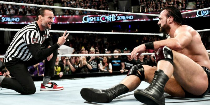 CM Punk Referee Drew McIntyre
