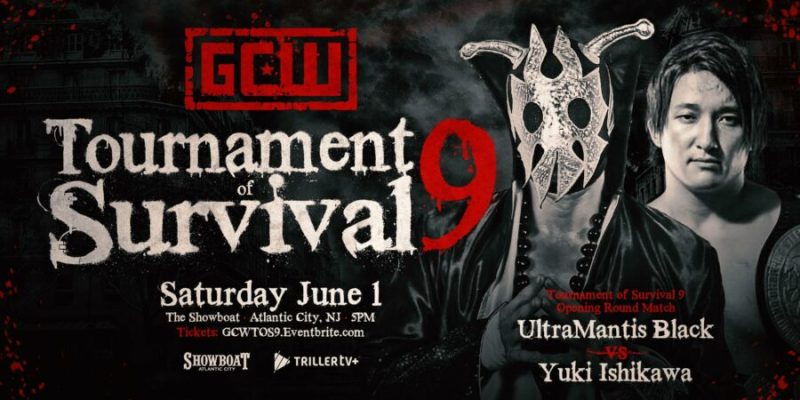 GCW Tournament of Survival 9 Ultramantis Black vs Yuki Ishikawa