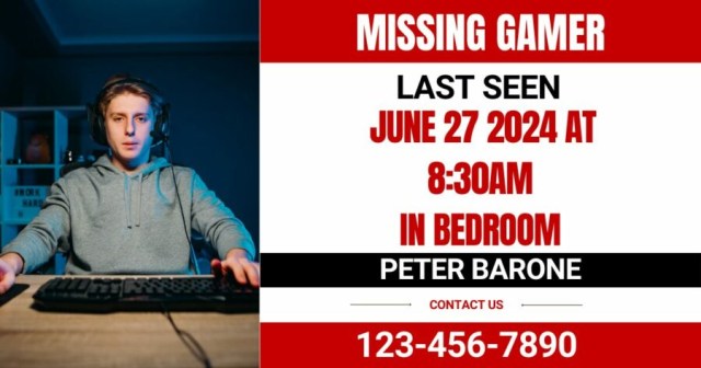 Missing Gamer Found Safe After Parent’s House Guests Finally Leave