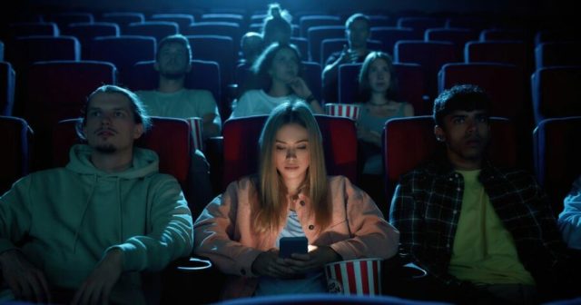 Inconsiderate Asshole in Movie Theater Demands People Put Their Phones Away