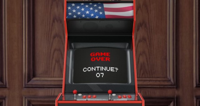 Democrats Just Watching Continue Screen Timer Tick Down