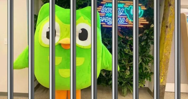Duolingo Owl Sent to Internment Camp For Teaching Americans Non-English Languages