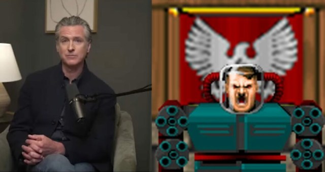 Gavin Newsom Interviews Mecha Hitler in Latest Episode of His Podcast