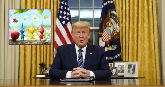 Trump Announces Tariffs Against Wherever Pikmin Are From