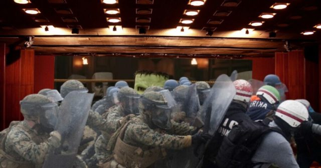 Theater Crowds Overpower National Guard As Military Deployed to Quell Minecraft Movie Chaos