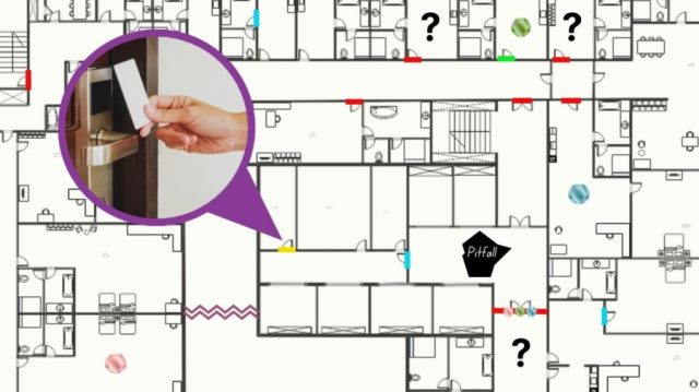 Man on Third Attempt of Swiping Hotel Keycard Unaware His Night About To Become Metroidvania