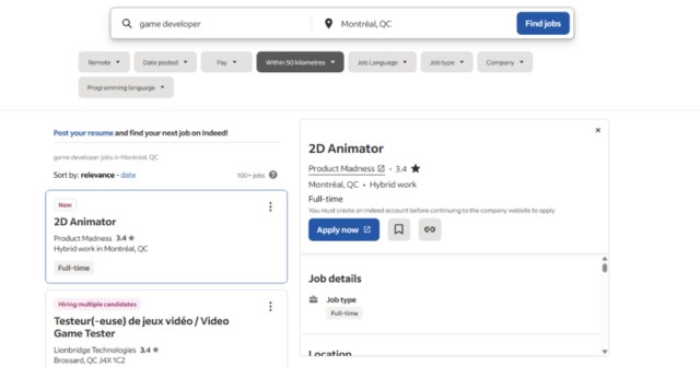 Game Dev Simulator Just Indeed Job Search