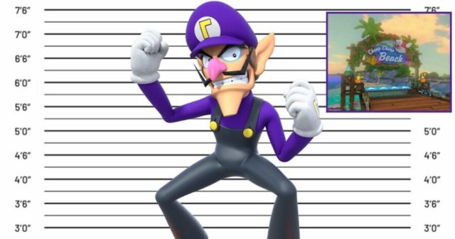 Waluigi Arrested For Public Masturbation at Cheep Cheep Beach