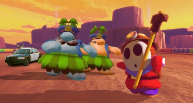 Shy-Guy Arrested for Wearing Mask at “No Koopa Kings” Protest