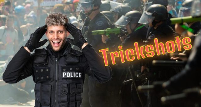 LAPD Starts YouTube Channel for Rubber Bullet Trickshots