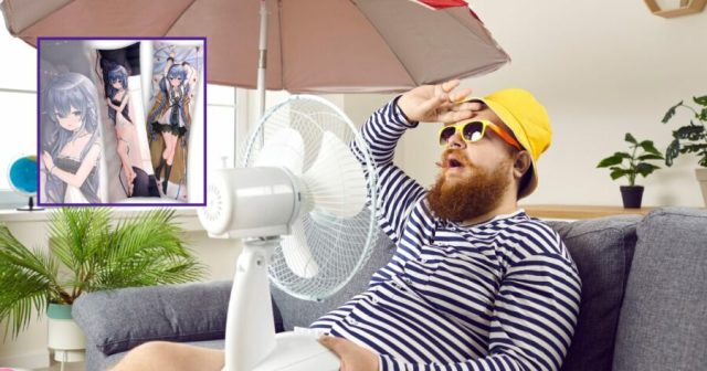 Nationwide Heatwave Forces Population to Flip to the Cool Side of the Anime Girl Body Pillow