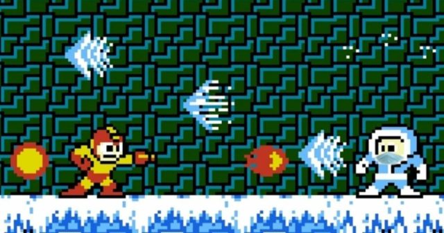 Mega Man Ruthlessly Beats the Shit Out of Ice Man