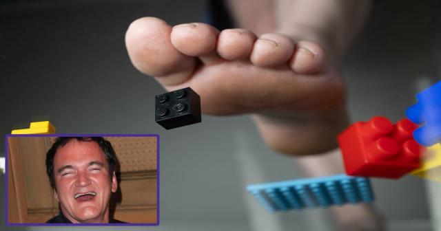 Quentin Tarantino Steps on Lego Piece, Orgasms