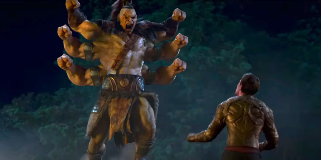 Six-Armed Image of Goro Clearly AI Generated